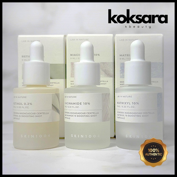 Skin1004 Madagascar Centella Ampola Boosting Shot 9ml 3 Tipos