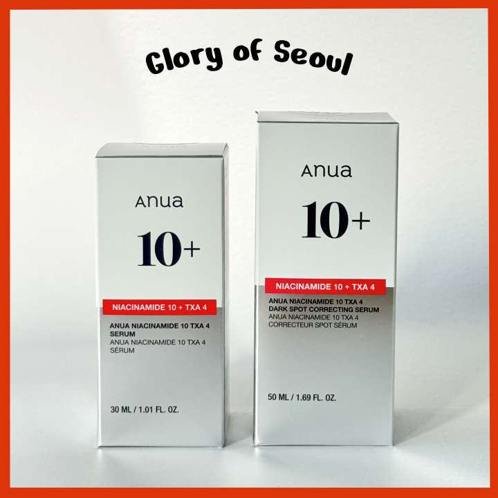 ANUA 10 % Niacinamida + 4 Soro De Ácido Tranexâmico 30ml , 50ml