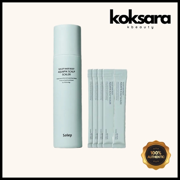 Solep Clinic-Grade Deep Cleansing, Aqua Pick Scalp Scaler 250ml+50ml