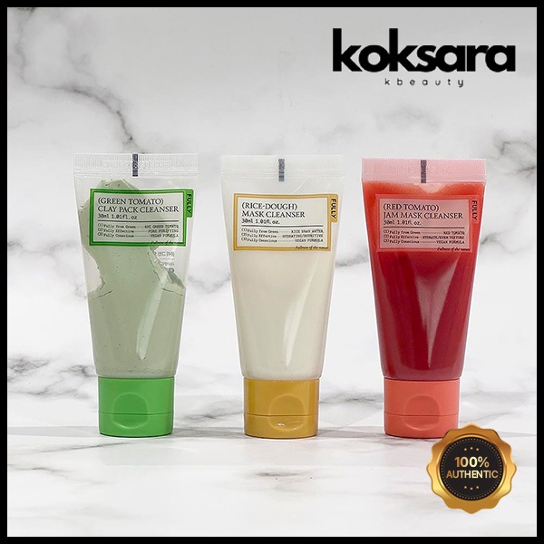 FULLY OFFICIAL Pack Cleanser Mini Set (3 Options, 30ml Each)