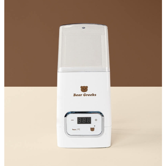 [BearGreeks] Fabricante De Iogurte Elétrico 1L-Método Fácil De Caixa De Leite Com Controle De Temperatura E Tempo