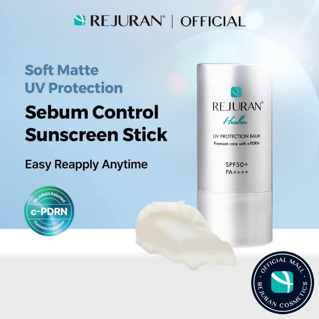 [REJURAN] UV Protection Balm 19g | Acabamento Matte, Controle da Oleosidade, Sem Sensação Oleosa, Portátil e Protetor So