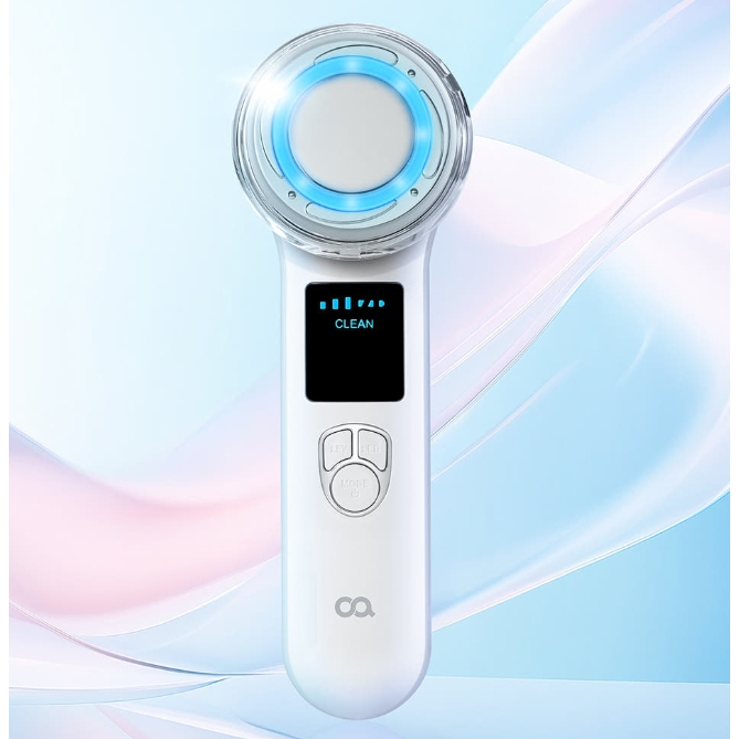[OA] Cool Derma Galvânico Massageador Facial De Alta Frequência EMS Dispositivo De Beleza Cuidados Domésticos