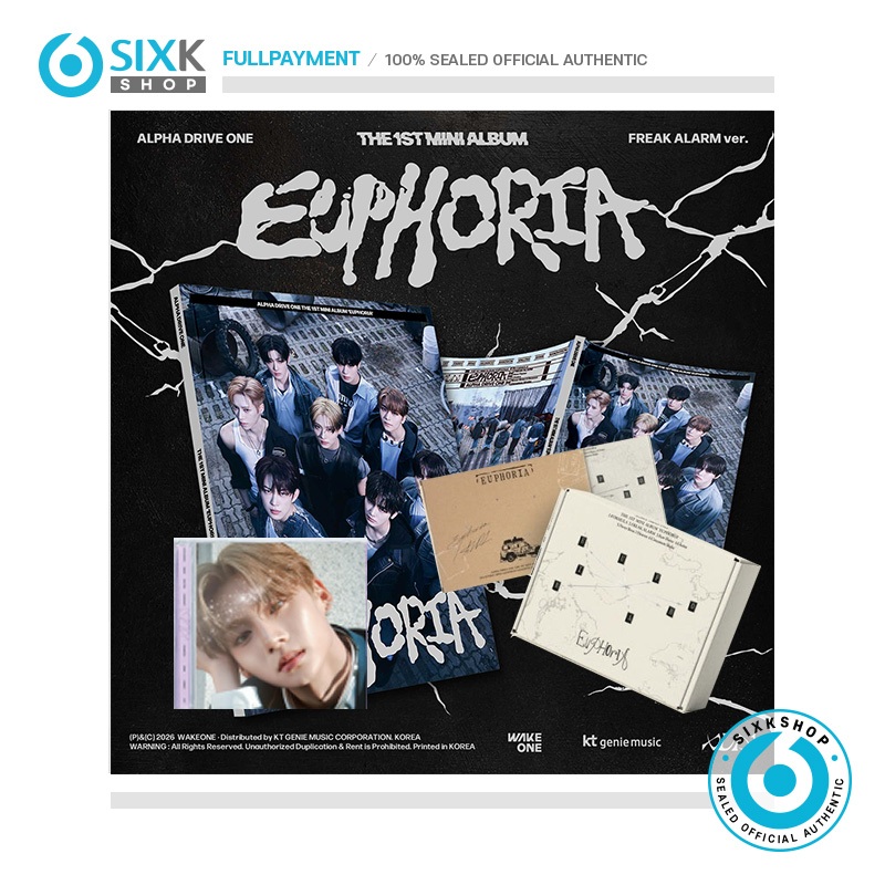 ALPHA DRIVE ONE ( ALD1 ) 1st Mini Album EUPHORIA  - Includes Hologram Photocard em Oferta na Shopee