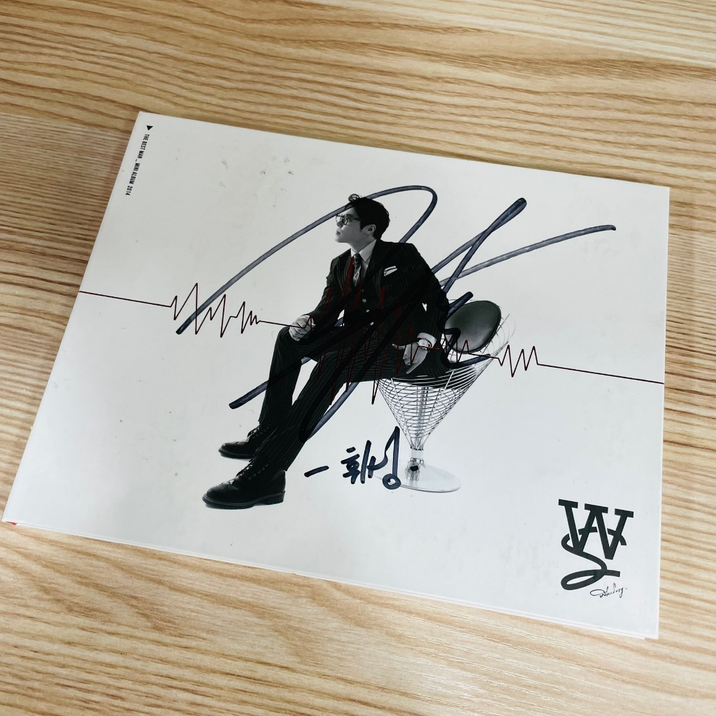 Wheesung-CD Do Mini-Álbum Melhor Homem | Cópia Autografada Assinada À Mão Raro Original K-Pop R & B Noite E Dia
