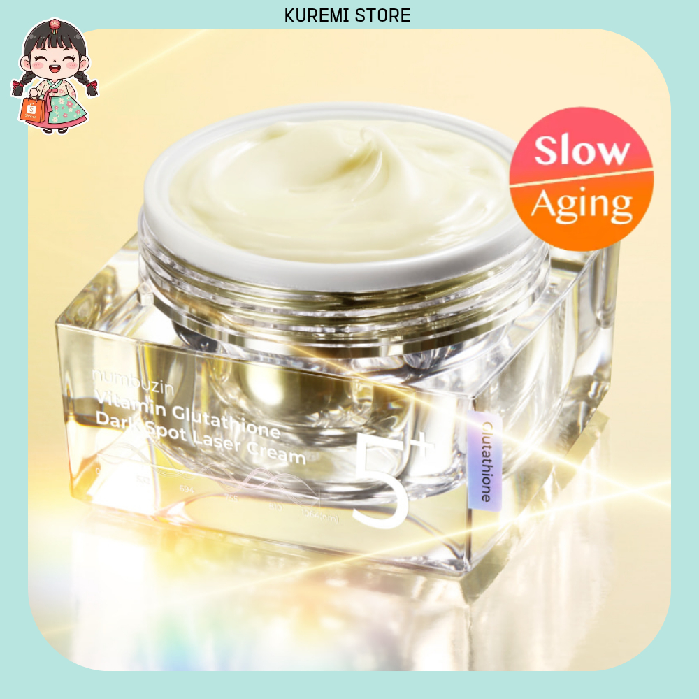 [Numbuzin] Creme Laser No . 5 (50ml) + Efeito Tonificante + Glutationa Vitamina C + K-Beauty Viral