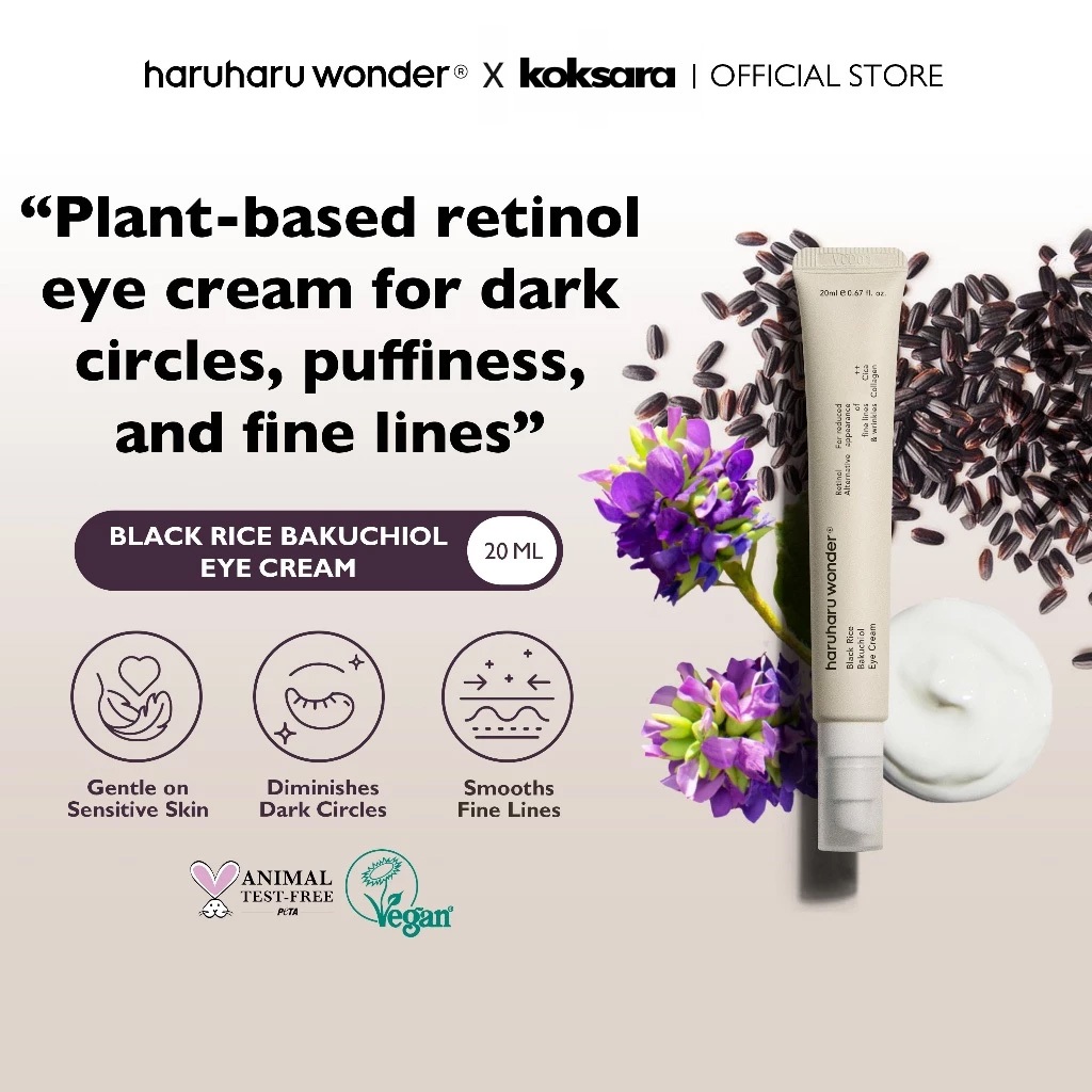 Haruharu Wonder Black Rice Bakuchiol Eye Cream 20ml