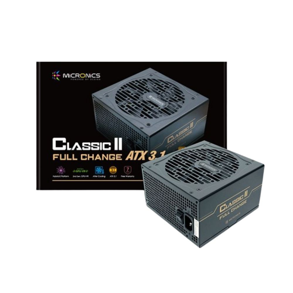 Fonte De Alimentação Micronics Classic II Full Change 600W ATX 3.1 (A Granel)