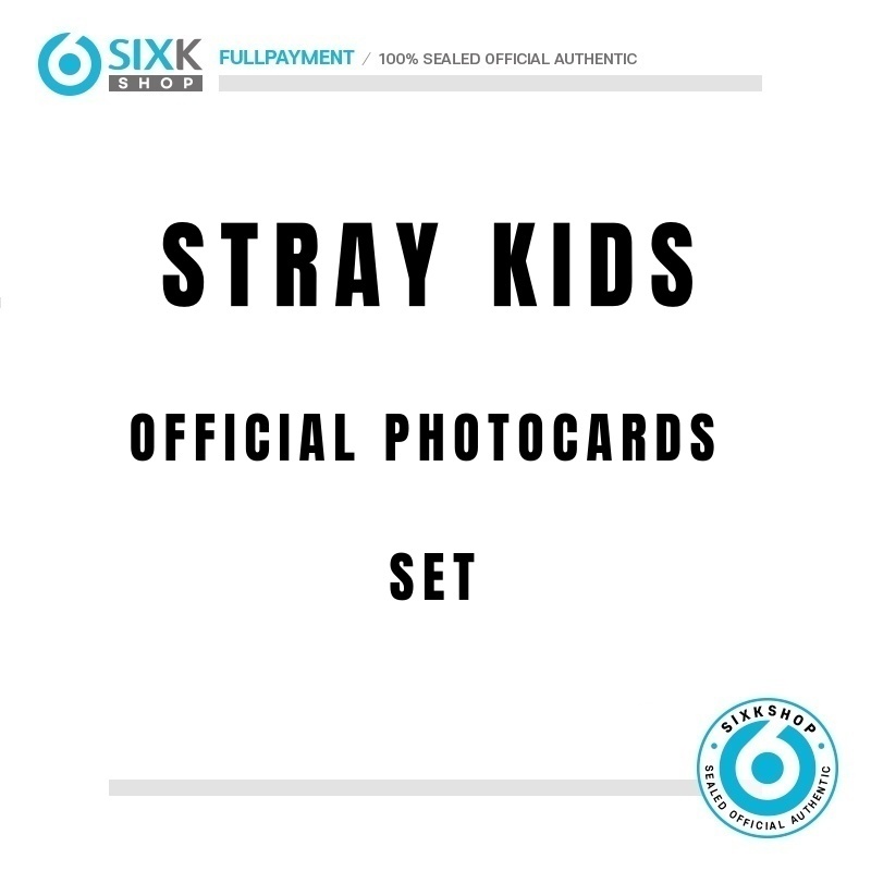 ( ONLY POB 8EA 1SET ) STRAY KIDS OFFICIAL PHOTOCARD