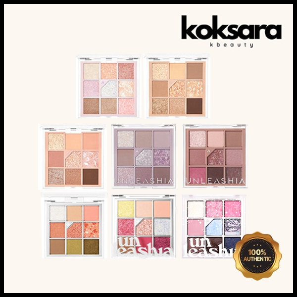 unleashia glitterpedia eye palette 9 colors em Oferta na Shopee