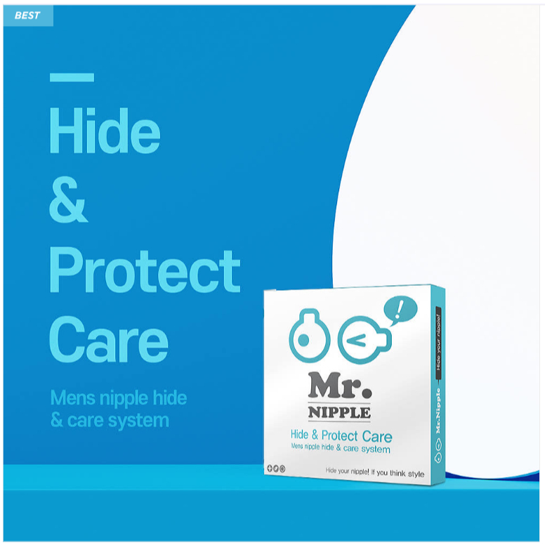 Mr Nipple Patch 104pcs Homens Capa De Mamilo À Prova D'água Respirável Adesivo Invisível Almofada De Peito Tom De Pele G