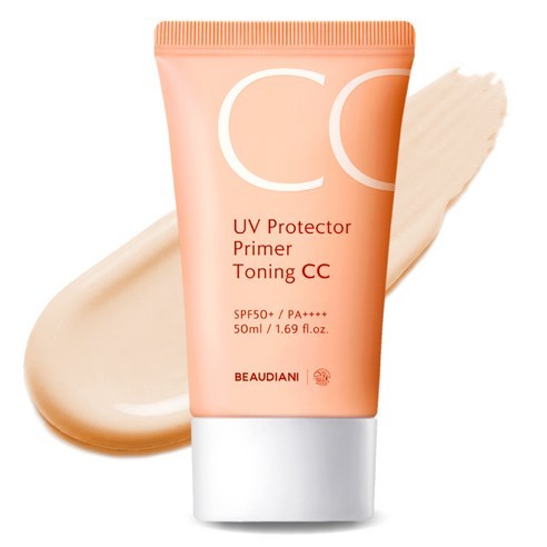 Beaudiani Protetor UV Primer Tonificador CC Creme Fps50 + PA + 50ml Base Solar Tudo-Em-Um