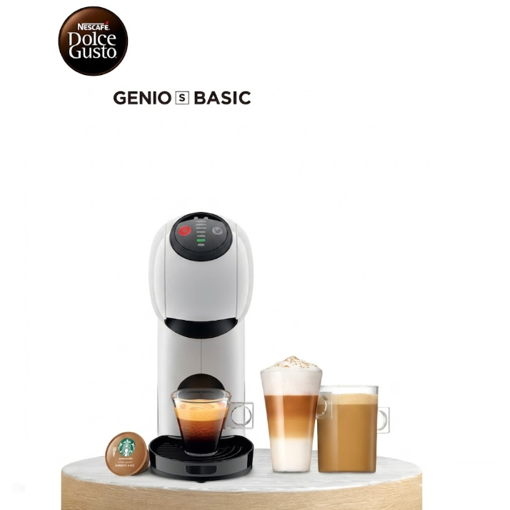 [NESCAFÉ Dolce Gusto] Máquina De Café Automática Básica Genio S-Anel De Controle LED-15 Bar De Alta Pressão-Função XL (3