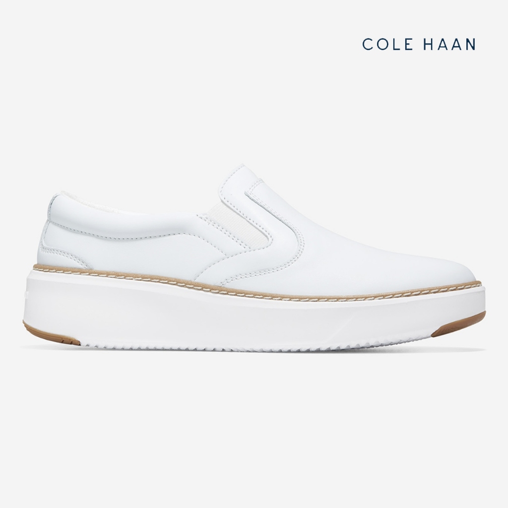 [COLE HAAN] Tênis Feminino GRANDPRØ Topspin Slip-On Branco/Largura C