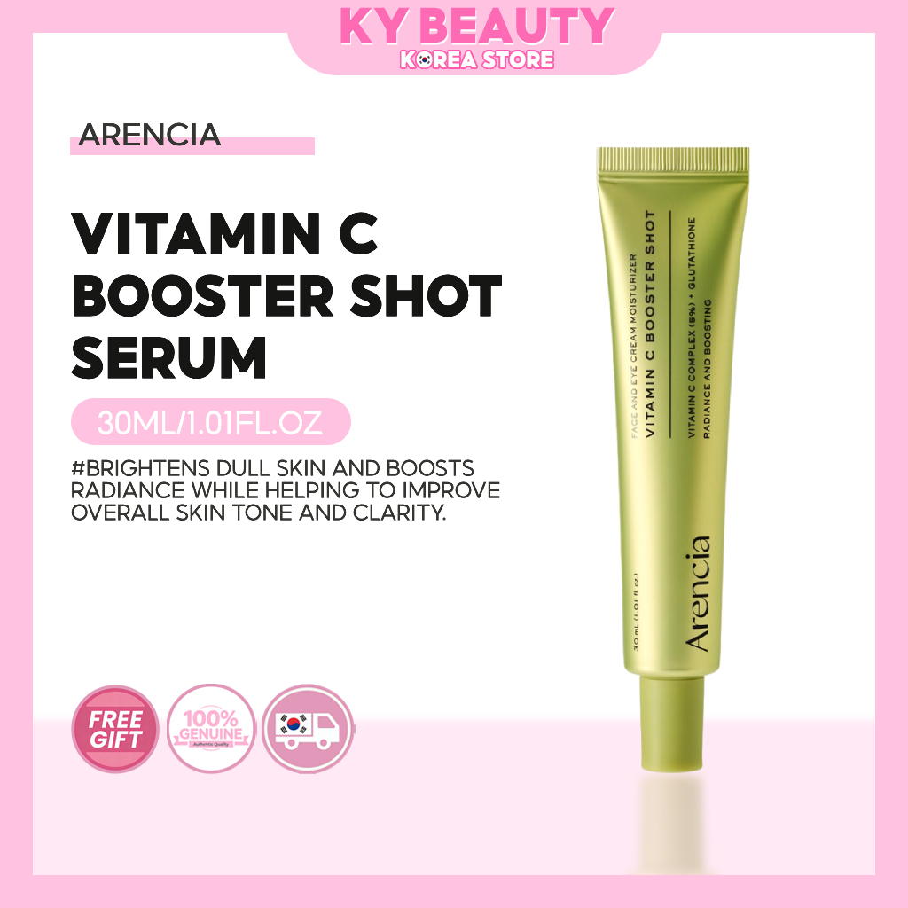 [ARENCIA] Vitamina C Booster Shot 30ml-Cuidado Para Manchas Escuras , Linhas Finas E Rugas , Pele De Vidro