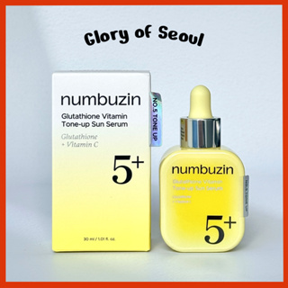 [NEW] NUMBUZIN No.5 Glutathione Vitamin Tone-Up Sun Serum SPF50+PA+++ 30ml em Oferta na Shopee