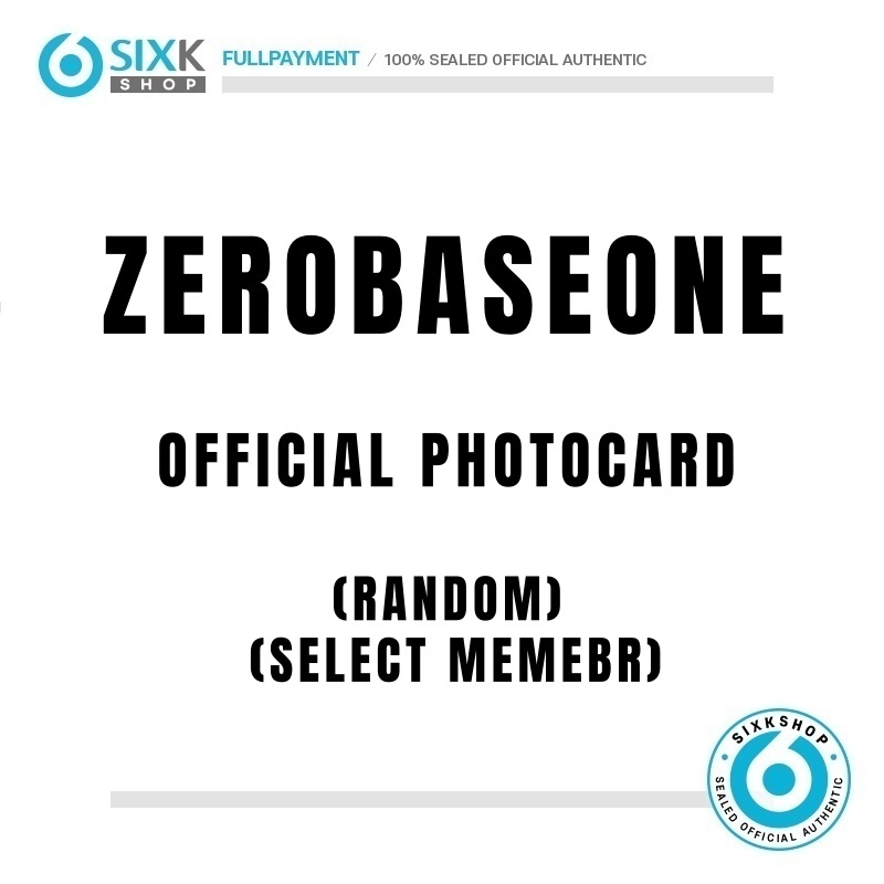 (ONLY POB) ZEROBASEONE OFFICIAL PHOTOCARD