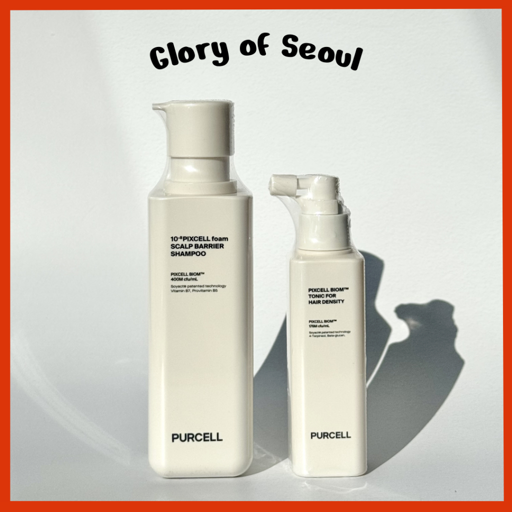 PURCELL Pixcell Biom™ Tonic for Hair Density 130ml / Pixcell Foam Scalp Barrier Shampoo 280ml em Oferta na Shopee