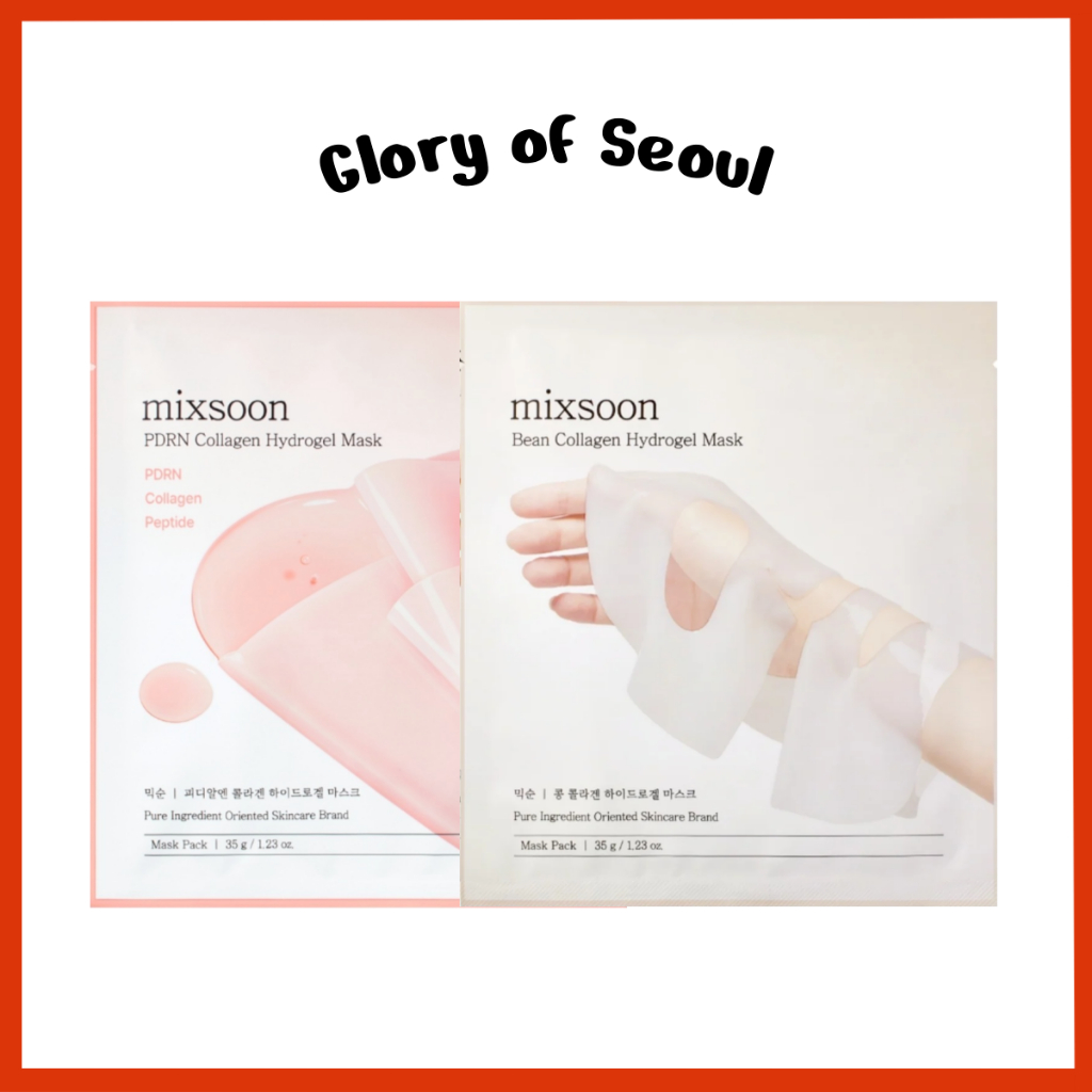 Pacote De Máscara De Hidrogel De Colágeno MIXSOON 2 Tipos em Oferta na Shopee