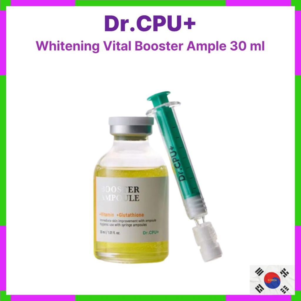 Dr.CPU + Whitening Vital Booster Ampola 30 ml – Cuidado Iluminador , Reafirmante E Com Vitamina C Do Tom Da Pele