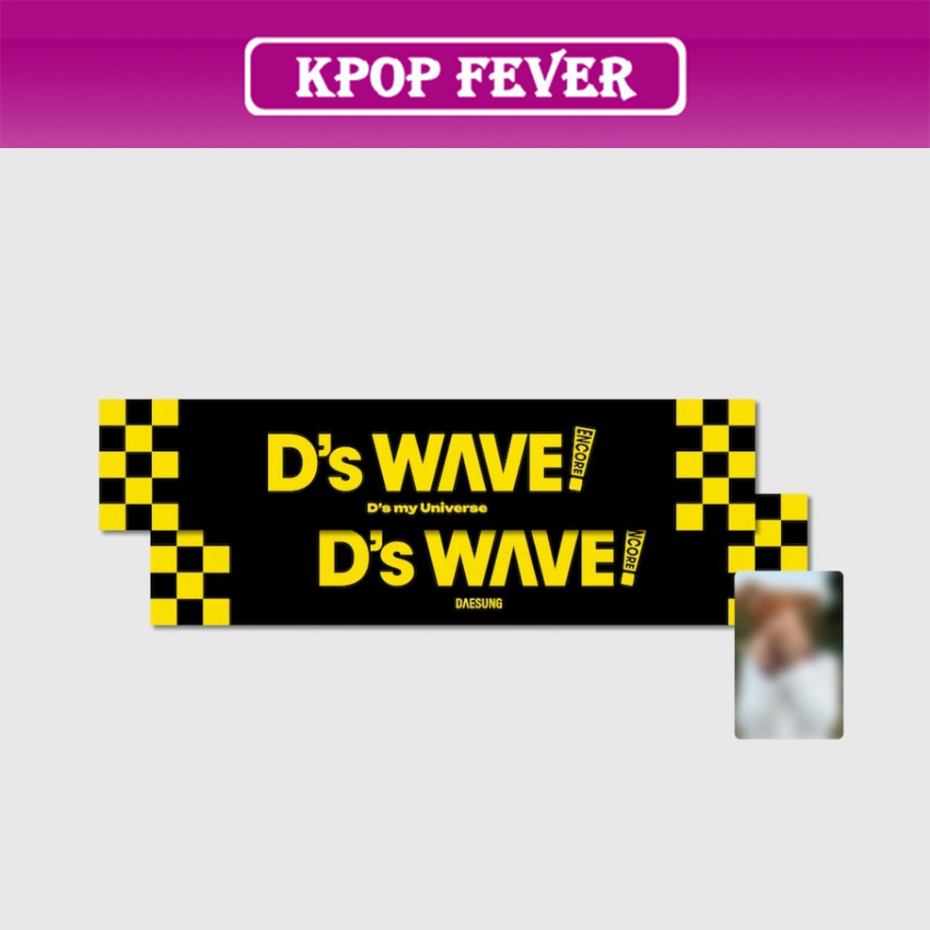 BIGBANG DAESUNG [D’s WAVE] TOUR ENCORE MD / D's WAVE! Slogan Towel