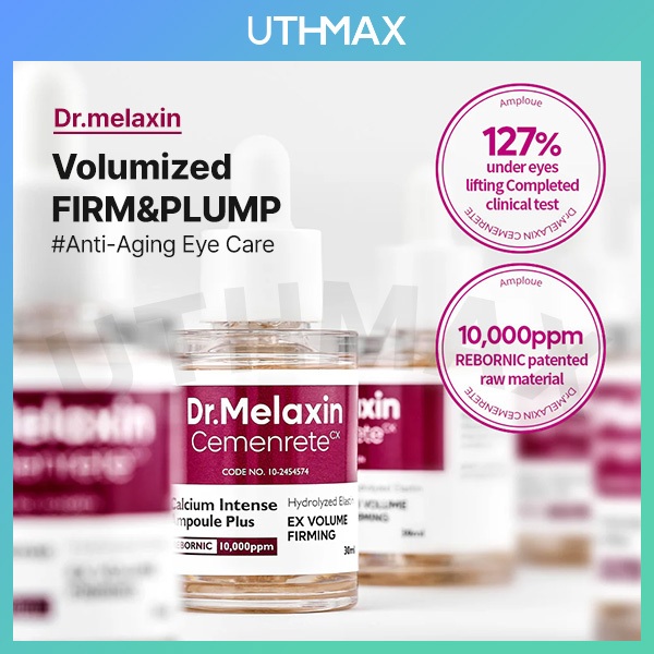 [Dr.Melaxin] Ampola De Volume De Cálcio Cemenrete Plus 30ml/Rebornic , Niacinamida , Extrato De Colágeno