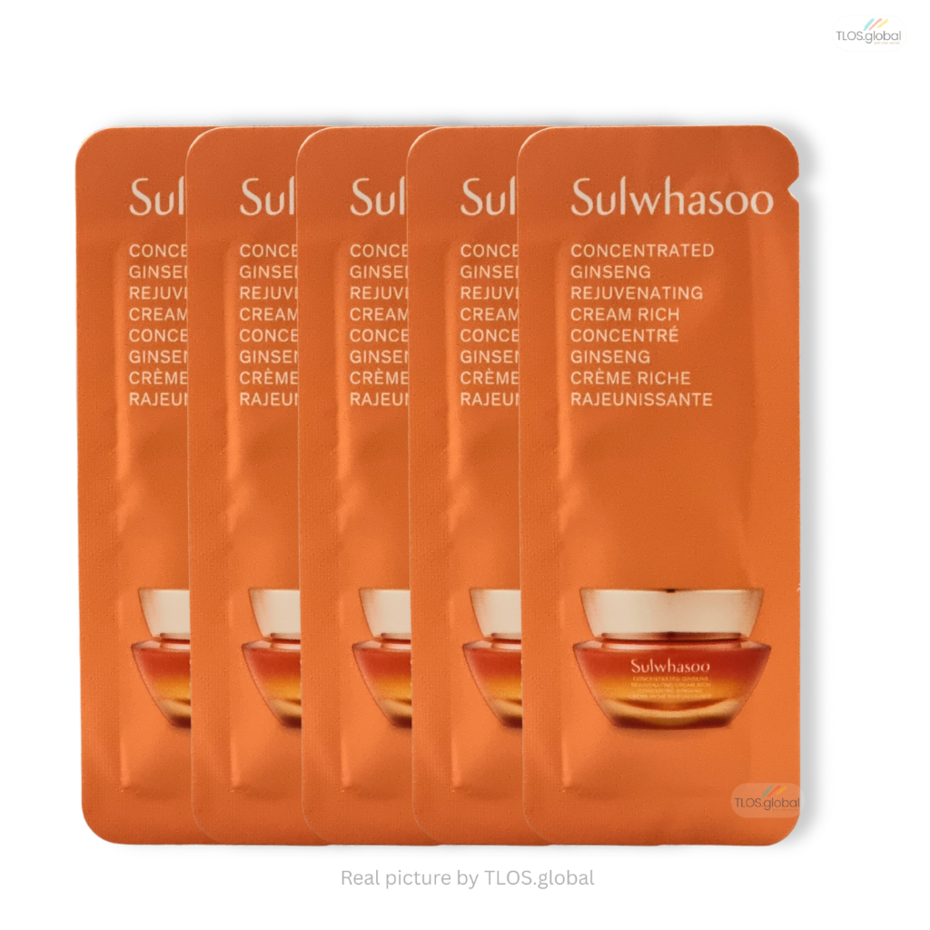 ! Versão Para Pele Seca 24 Unidades Ou 48 Sulwhasoo Creme Rejuvenescedor Concentrado Ginseng Rico 1ml