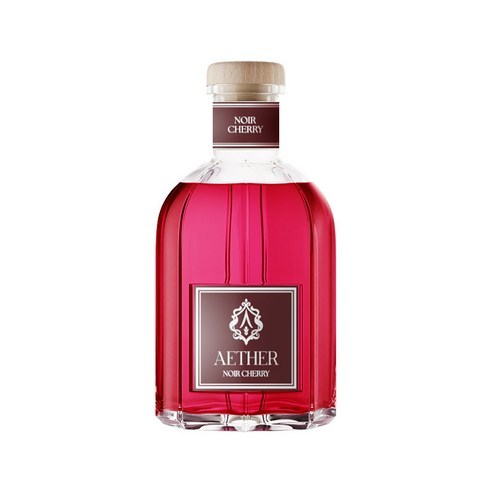 Difusor De Hotel Interior De Grande Capacida AETHER Preto Cereja 250ml x 1 | Fragrância Espacial Premium Doméstica Flor
