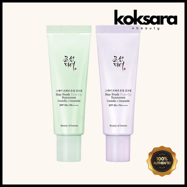 Beauty of Joseon Stay Fresh Tone-Up Protetor solar 50ml (2 Colors)