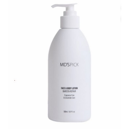 Mds PICK Barista Repair Loção Facial E Corporal 500ml Hidratante Sem Fragrância Para Pele Sensível Uso Familiar