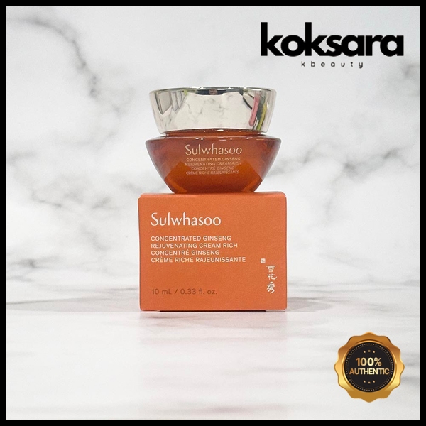 Sulwhasoo Concentrado Ginseng Creme Renovador Rico/Clássico 10ml , 5ml em Oferta na Shopee