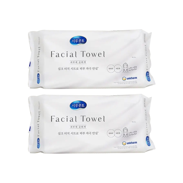 Silcot Facial Towel 40P