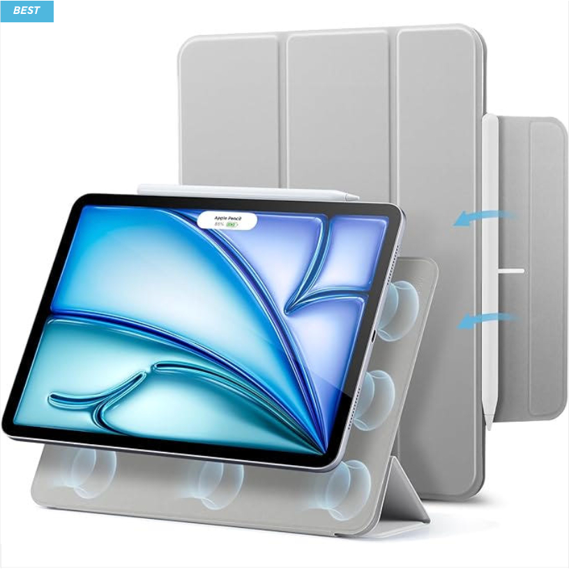 ESR-Capa Fólio Magnética Compatível Com ipad air 11 M4 M3 M2 8 7 6 5 4