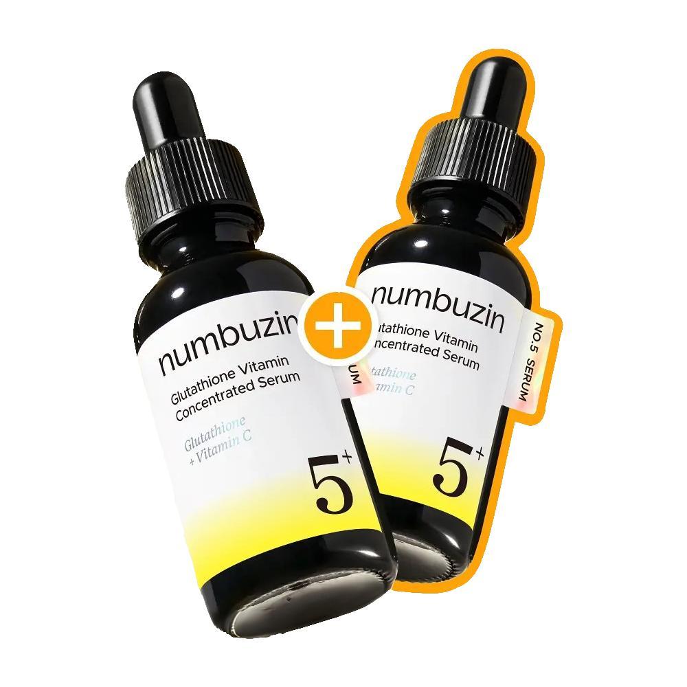 NUMBUZIN No . 5 Glutationa C Ampola Para Manchas Escuras Cuidado Iluminador 30ml x2 Duo Set