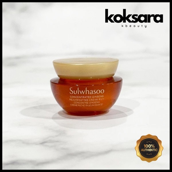 Sulwhasoo Concentrado Ginseng Creme Renovador Rico/Suave 5g (1ea ~ 5ea)