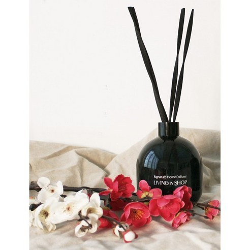 LIVINGINSHOP Signature Home Flower Grande Difusor Mercado De Flores 520ml x 1 | Bastões De Palheta Torcidos Presente De