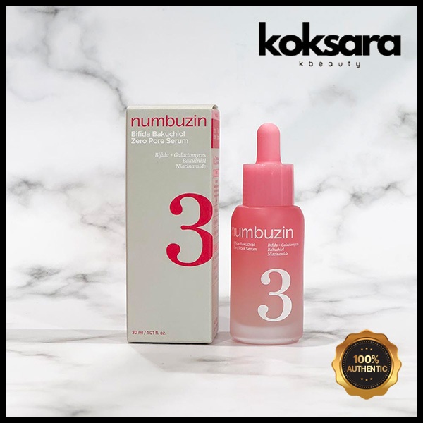 Numbuzin No.3 Bifida Bakuchiol Zero Pore Serum 30ml