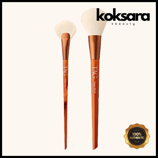 TAG Vegan Blush Beam Brush Duo