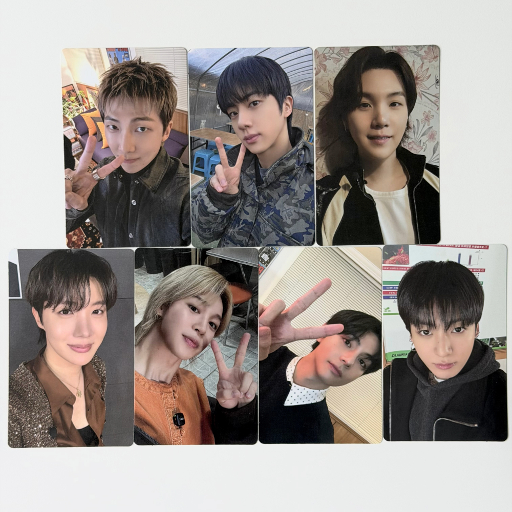 [OFFICIAL] WEVERSE SHOP SELFIE B Ver. BTS ARIRANG POB PHOTOCARD