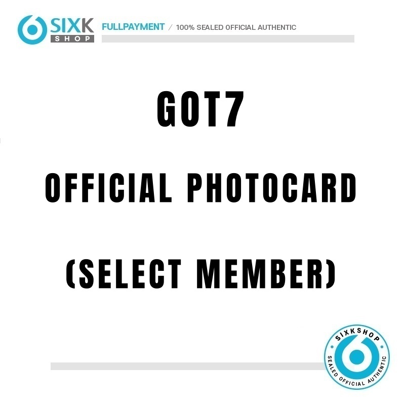 (Somente POB) Cartão De Fotos Oficial GOT7