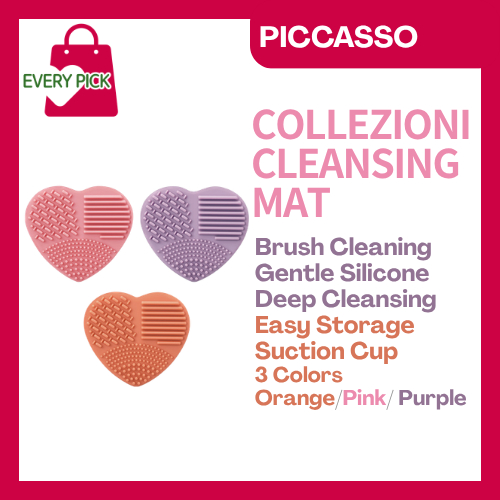 Tapete De Limpeza Piccasso 3 Cores Limpador Laranja/Rosa/Roxo Coreia Da Everypick