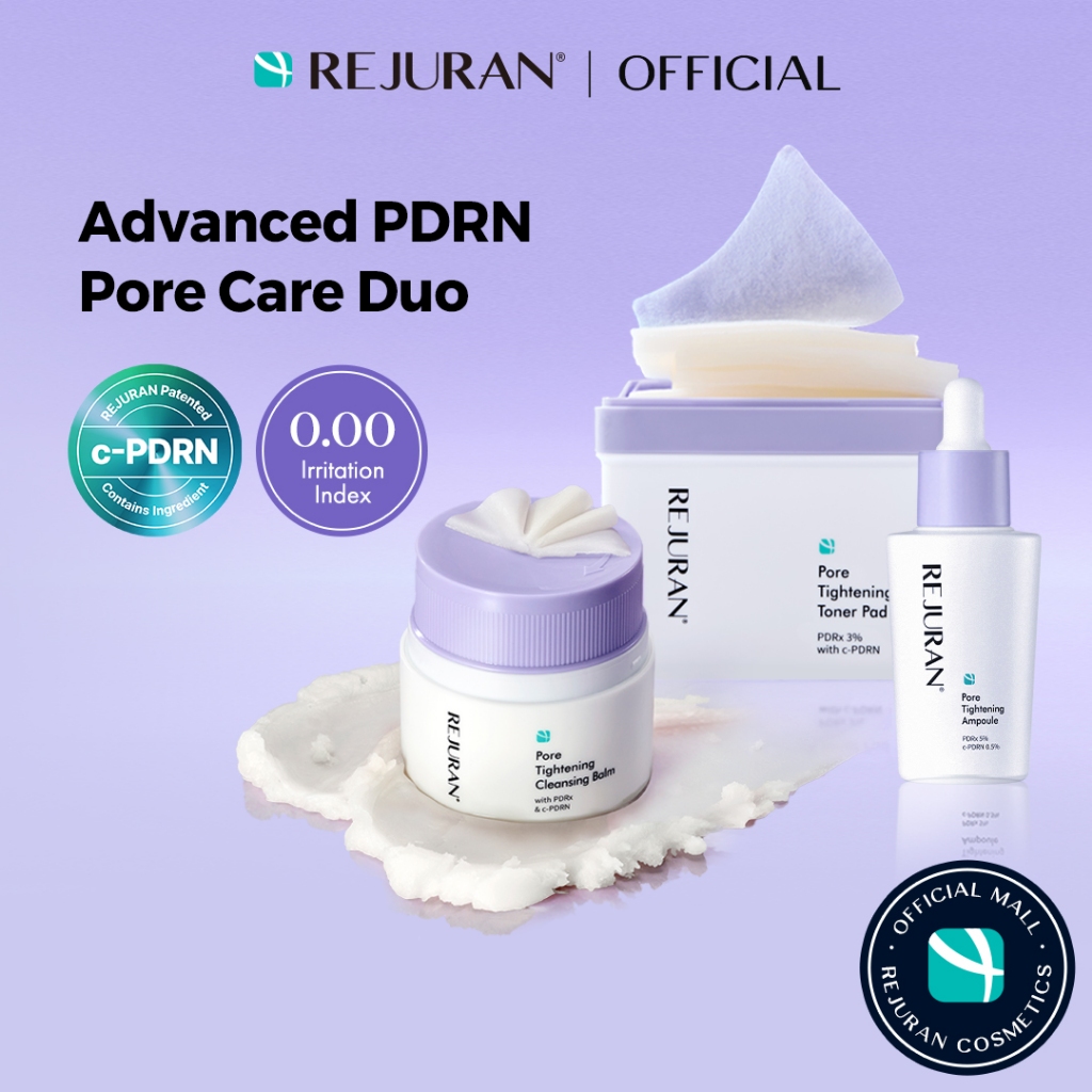 [REJURAN] Advanced PDRN Pore Care Duo (Cleansing Balm + Toner Pad + Sérum)