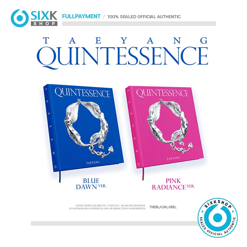 SIXKSHOP✨BIG BANG TAEYANG 4th Full Album QUINTESSENCE