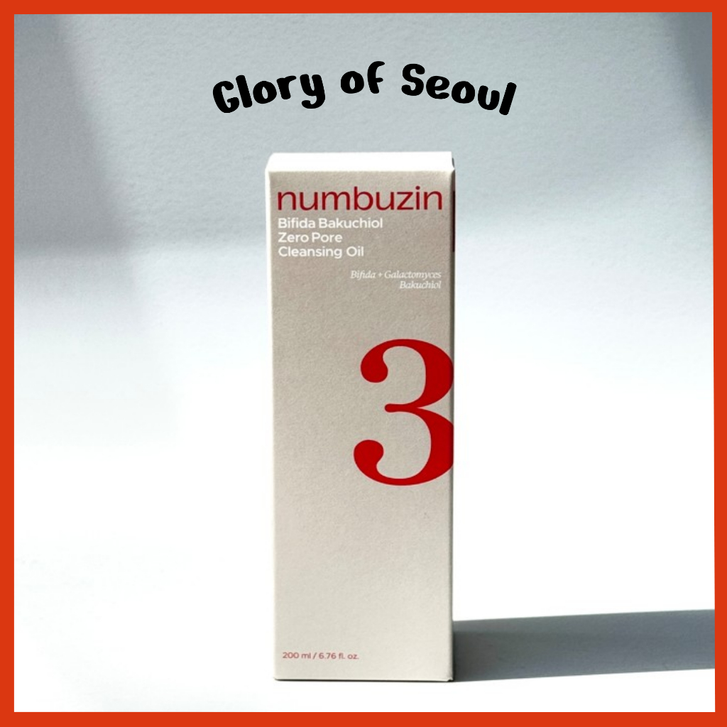 NUMBUZIN No.3 Bifida Bakuchiol Zero Pore Cleansing Oil, 200ml