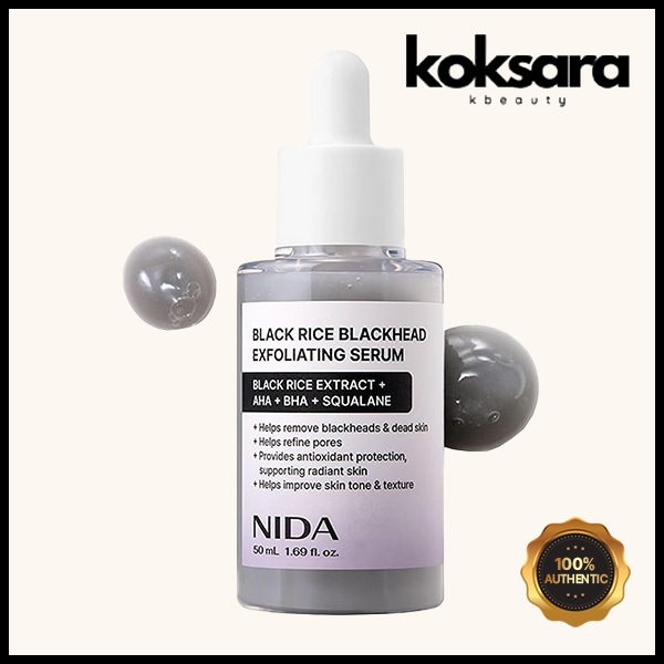 Nida Black Rice Blackhead Exfoliating Serum 50ml