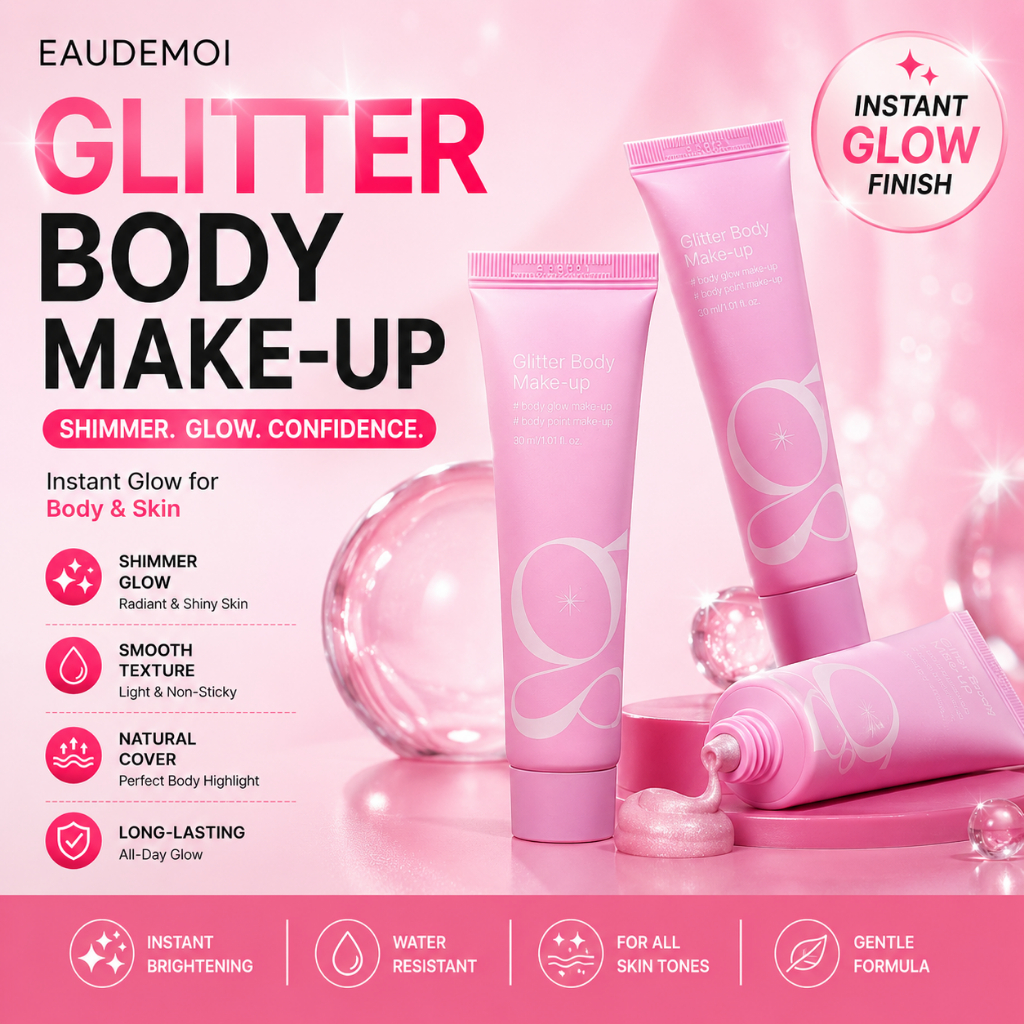 Rosa Dazzling Glitter Maquiagem Corporal 30ml/Body/Shimmer Highlighter/Luminizer/Deslumbrante Glow/Diamond/3D Reflexivo/