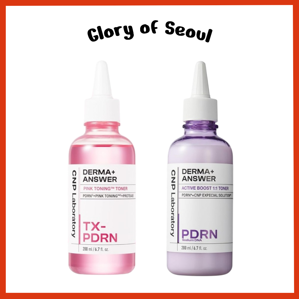 CNP Laboratory Derma+ Answer PDRN Toner 2 Types, 200ml ( Pink Toning, Active Boost )