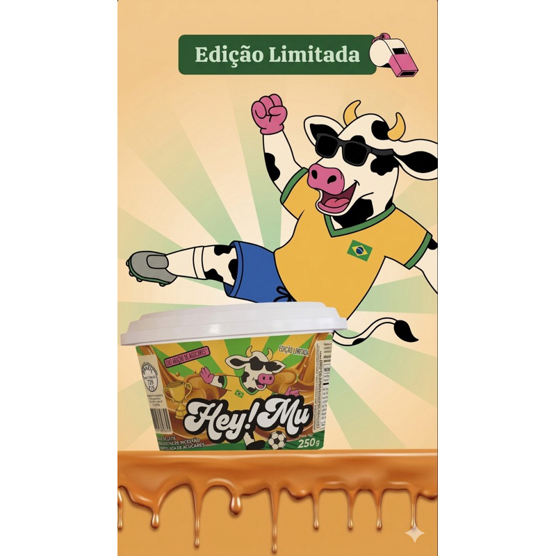 Doce De Leite 250g Hey Mu Mais Vendido Original Zero Açucar