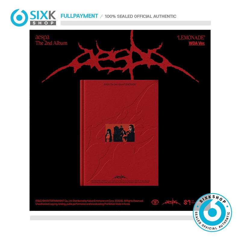 SIXKSHOP✨AESPA 2nd Full Album [LEMONADE] (WDA ver)