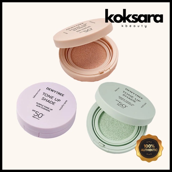 Dewytree one-Up Shade Sun Cushion (15g) – 3 Colors